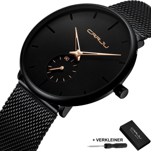 Quartz Horloge Unisex Casual Roestvrij Staal Heren Horloge